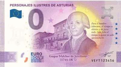 Billet 0€ PERSONAJES ILUSTRES DE ASTURIAS