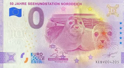 Billet 0€ 50 JAHRE SEEHUNDSTATION NORDDEICH