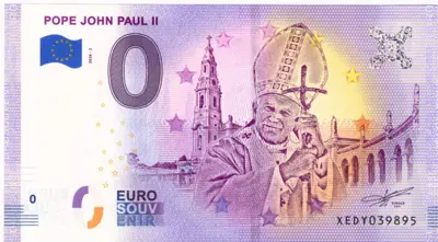 Billet 0€ POPE JOHN PAUL II