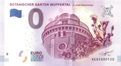 Billet 0€ BOTANISCHER GARTEN WUPPERTAL25 JAHRE FÖRDERVEREIN