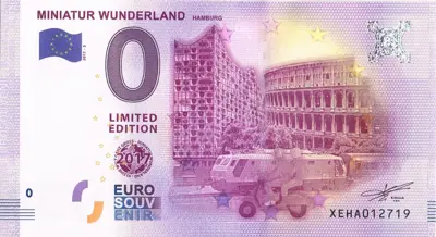 Billet 0€ MINIATUR WUNDERLAND - HAMBURG - 2017 LIMITED EDITION