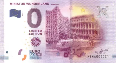 Billet 0€ MINIATUR WUNDERLAND HAMBURH - 2017 LIMITED EDITION
