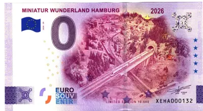 Billet 0€ MINIATUR WUNDERLAND HAMBURG 2026