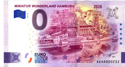 Billet 0€ MINIATUR WUNDERLAND HAMBURG 2026
