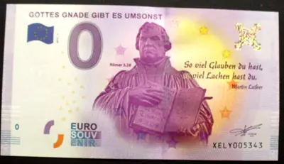 Billet 0€ GOTTES GNADE GIBT ES UMSONST