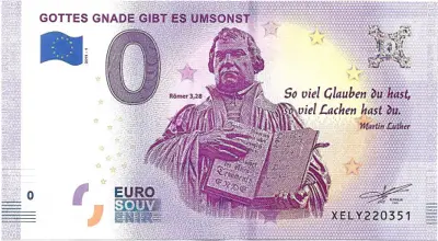Billet 0€ GOTTES GNADE GIBT ES UMSONST