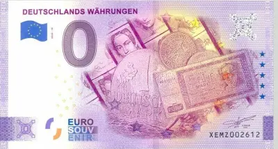 Billet 0€ DEUTSCHLANDS WÄHRUNGEN
