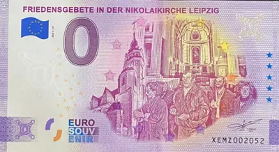 Billet 0€ FRIEDENSGEBETE IN DER NIKOLAIKIRCHE LEIPZIG