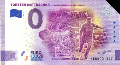 Billet 0€ TORSTEN MATTUSCHKA10 JAHRE BERLINER DERBYSIEG 05.02.2011