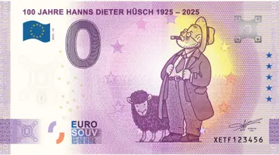 Billet 0€ 100 JAHRE HANNS DIETER HÜSCH 1925 - 2025