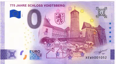 Billet 0€ SCHLOSS VOIGTSBERG OELSNITZ VOGTL.