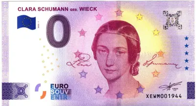Billet 0€ CLARA SCHUMANN GEB. WIECK