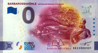 Billet 0€ BARBAROSSAHÖHLENATIONALEN GEOPARK KYFFHÄUSER