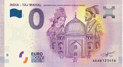 Billet 0€ INDIA - TAJ MAHAL EMPEROR SHAH JAHAN