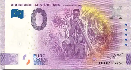 Billet 0€ ABORIGINAL AUSTRALIANS TRIBES OF THE WORLD