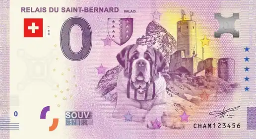 Billet 0€ RELAIS DU SAINT BERNARD VALAIS
