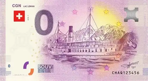 Billet 0€ CGN LAC LÉMAN