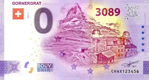 Billet 0€ GORNERGRAT 3089