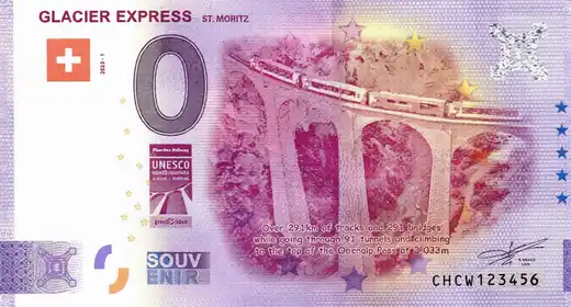 Billet 0€ GLACIER EXPRESS ST. MORITZ