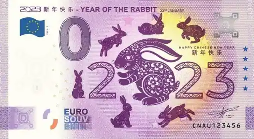 Billet 0€ 2023 新年快乐 - YEAR OF THE RABBIT 22nd JANUARY