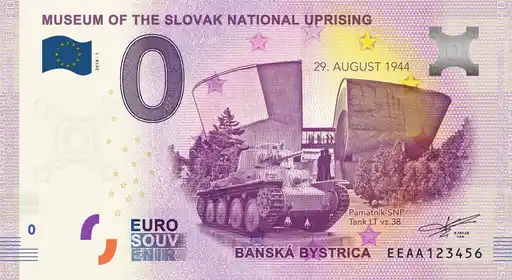 Billet 0€ MUSEUM OF THE SLOVAK NATIONAL UPRISING 29. AUGUST 1944