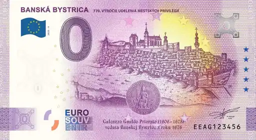 Billet 0€ BANSKÁ BYSTRICA 770. VYROCIE UDELENIA MESTSKYCH PRIVILEGI