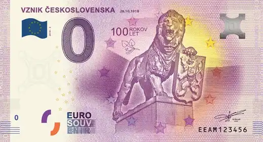 Billet 0€ VZNIK ČESKOSLOVENSKA 28.10.1918
