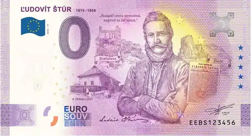 Billet 0€ L'UDOVIT STUR 1815-1846
