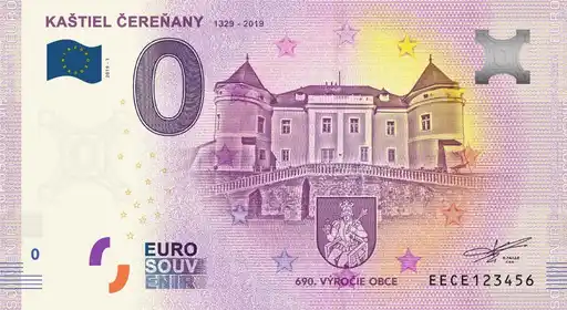 Billet 0€ KAŠTIEL ČEREŇANY 1329-2919