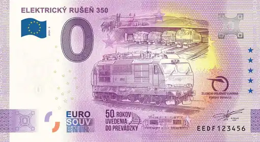 Billet 0€ ELEKTRICKÝ RUŠEŇ 350 50. ROKOV UVEDENIA DO PREVADSKY