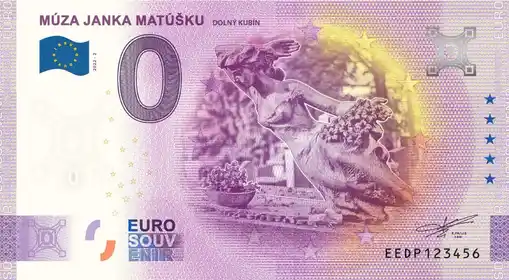 Billet 0€ MÚZA JANKA MATÚŠKUDOLNÝ KUBÍN