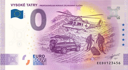 Billet 0€ VYSOKÉ TATRY PROFESIONÁLNA HORSKÁ ZÁCHRANNÁ SLUŽBA