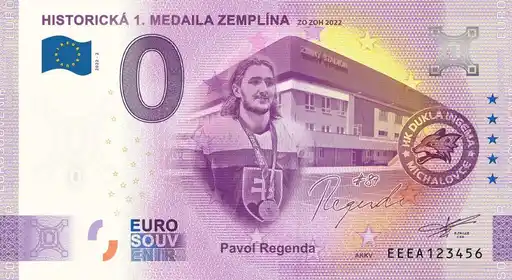 Billet 0€ HISTORICKÁ 1. MEDAILA ZEMPLÍNA 20 ZOH 2022