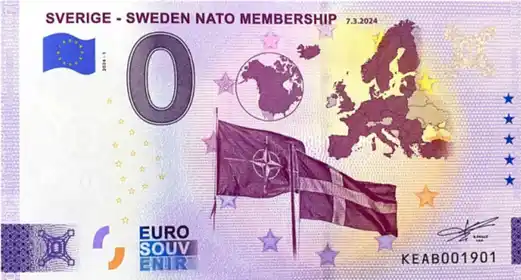 Billet 0€ SVERIGE-SWEDEN NATO MEMBERSHIP 7.3.2024