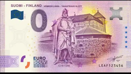 Billet 0€ SUOMI - FINLAND HÄMEEN LINNA - TAVASTEHUS SLOTT