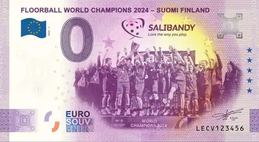 Billet 0€ FLOORBALL WORLD CHAMPIONS 2024 - SUOMI FINLAND SALIBANDY Love the way you play
