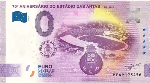 Billet 0€ 70e ANNIVERSÁRIO DO ESTÁDIO DAS ANTAS 1952-2022