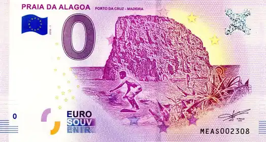 Billet 0€ PRAIA DA ALAGOAPORTO DA CRUZ - MADEIRA