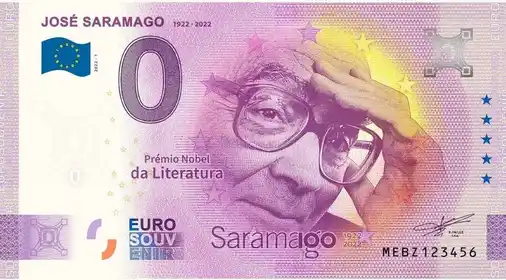 Billet 0€ JOSE SARAMAGO 1912 - 2022