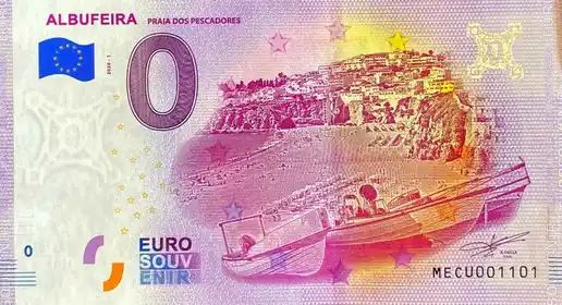 Billet 0€ ALBUFEIRA PRAIA DOS PESCADORES