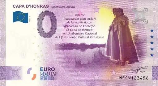 Billet 0€ CAPA D'HONRAS MIRANDA DEL DOURO
