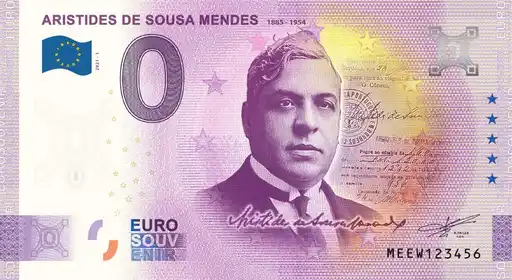 Billet 0€ ARISTIDES DE SOUSA MENDES 1885-1954