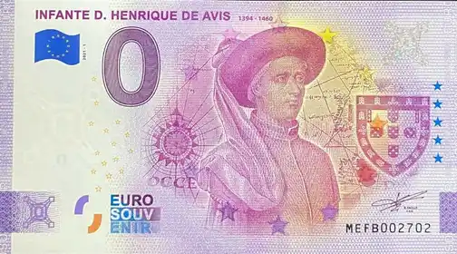 Billet 0€ INFANTE D. HENRIQUE DE AVIS 1394-1460