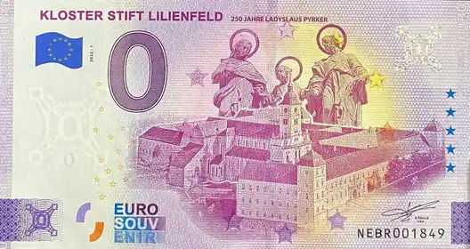 Billet 0€ KLOSTER STIFT LILIENFELD 200 JAHRE LADYSLAUS PYRKER