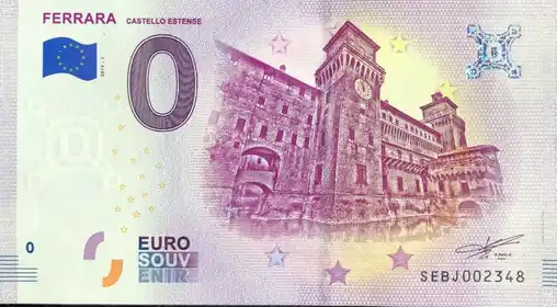 Billet 0€ FERRARA CASTELLO ESTENSE