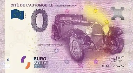Billet 0€ CITÉ DE L'AUTOMOBILE COLLECTION SCHLUMPF