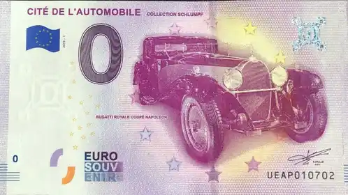 Billet 0€ CITÉ DE L'AUTOMOBILE COLLECTION SCHLUMPF