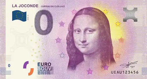 Billet 0€ LA JOCONDE CHÂTEAU DU CLOS LUCÉ