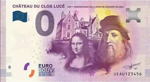 Billet 0€ CHÂTEAU DU CLOS LUCÉ 500EME ANNIVERSAIRE DE LA MORT DE LÉONARD DE VINCI