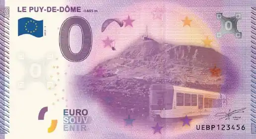 Billet 0€ LE PUY-DE-DÔME 1465M